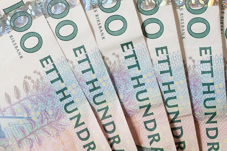 USD/SEK declines as US yields lose traction